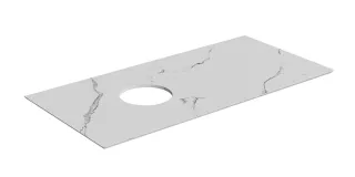 Столешница Kerama Marazzi Plaza Classic Монте Тиберио CO5.SG50008220R\100 100 см белый натуральный